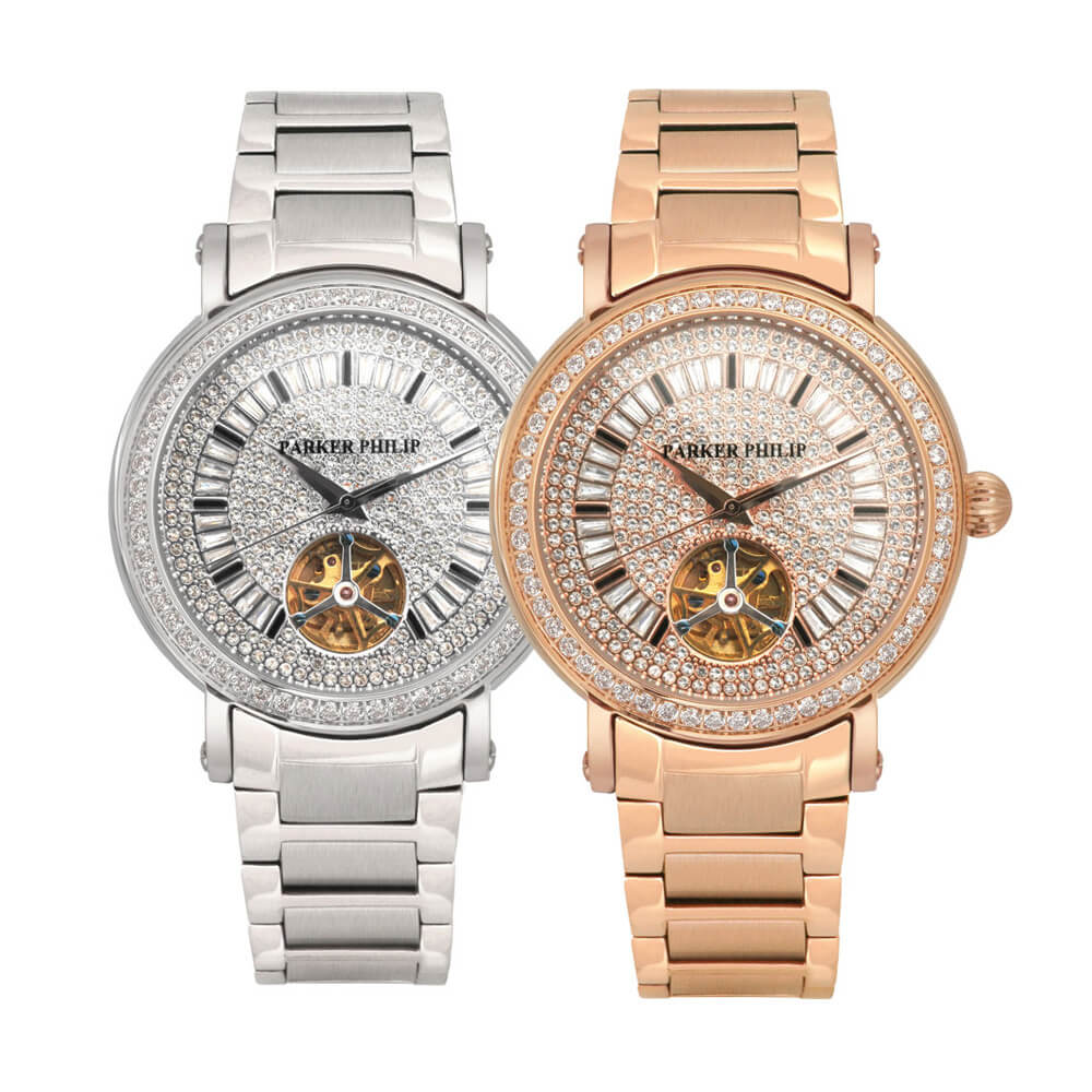 PARKER PHILIP滿星擺輪鍊帶錶