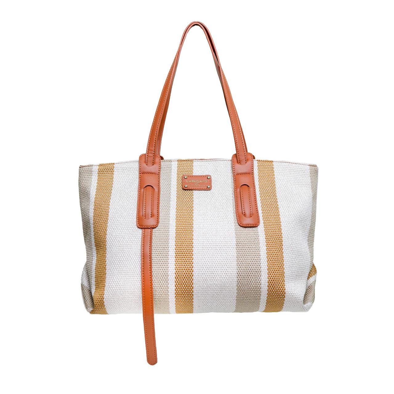 【lapagayo】年度限定法式優雅肩背包-福利品/限量3套(棕色)