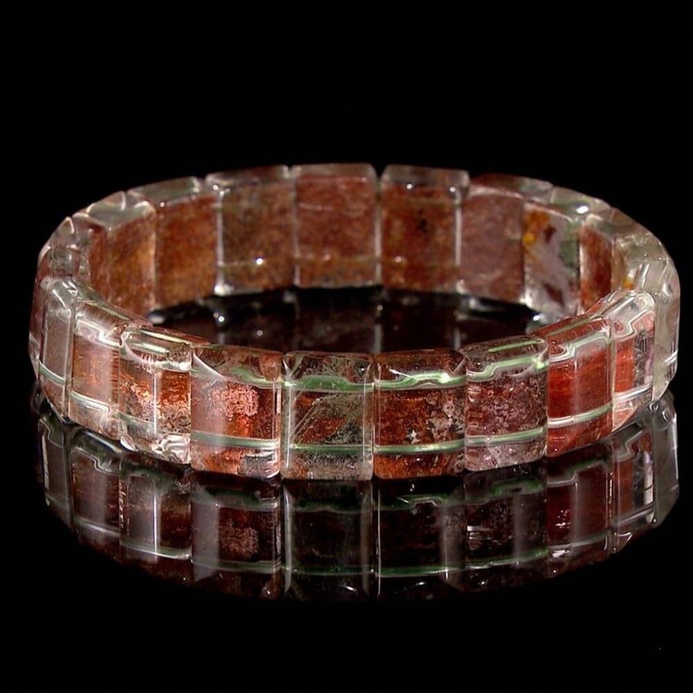 富貴傳家3A頂級紅綠幽靈水晶