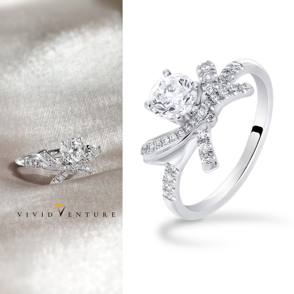 亞帝芬奇 GIA 70分 DSI2 3VG 八心八箭 天然鑽石 真鑽 戒指 幸福結語 鉑金台