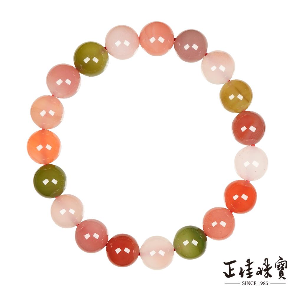 【正佳珠寶】鹽源瑪瑙 頂級川料糖果鹽源 9.8-10.3mm 鹽源瑪瑙手珠