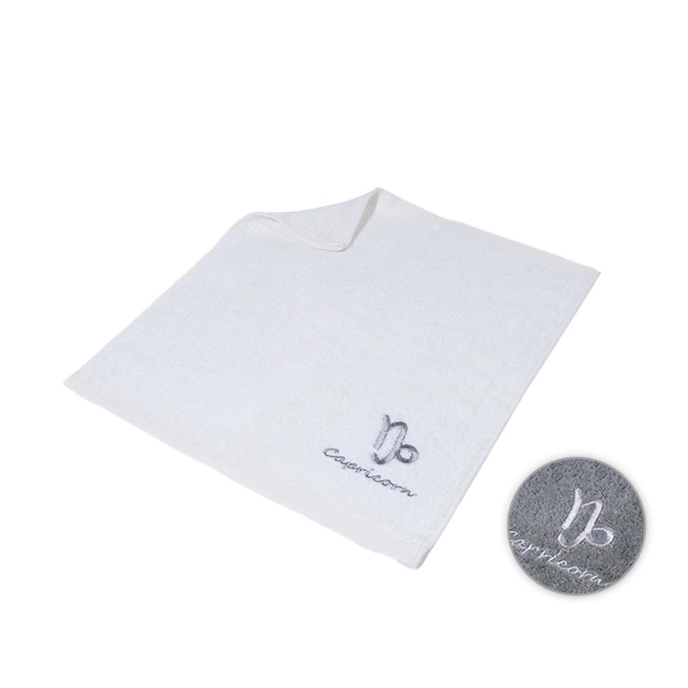 【MORINO】台灣製造-純棉個性星座方巾(摩羯座)-6條組