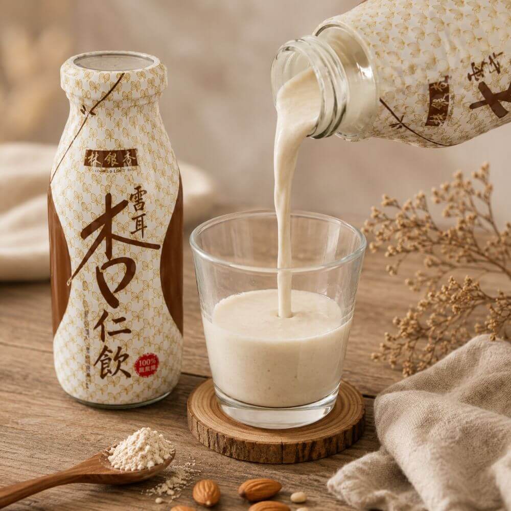 林銀杏純淨食物雪耳杏仁飲(195ml)x24瓶
