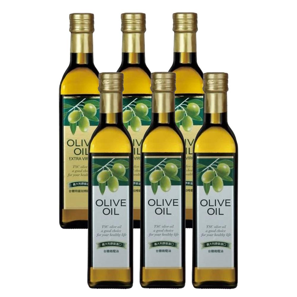 【台糖】橄欖油健康組合500ml(一般x3+特級初榨x3)(1組)