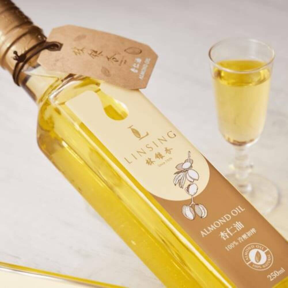 林銀杏純淨食物冷壓初榨杏仁油(250ml/瓶)x2