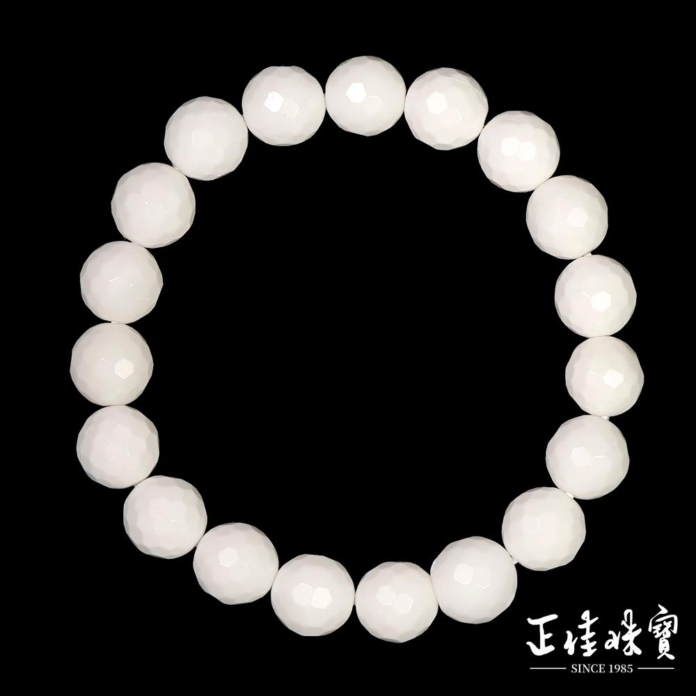 【正佳珠寶】硨磲 高品鑽切老硨磲貝 10mm 硨磲手珠