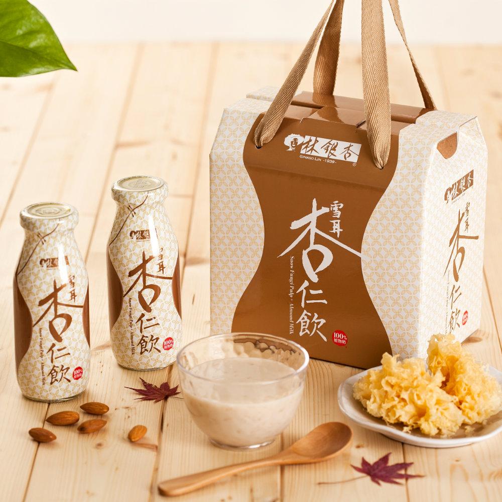 LINSING 林銀杏官方直營 雪耳杏仁飲禮盒(195mlx6入)