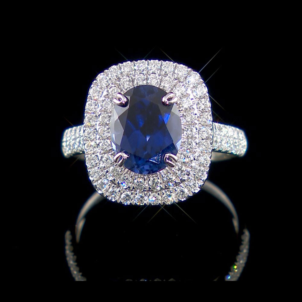 IsDiamond IGI3克拉培育藍寶石