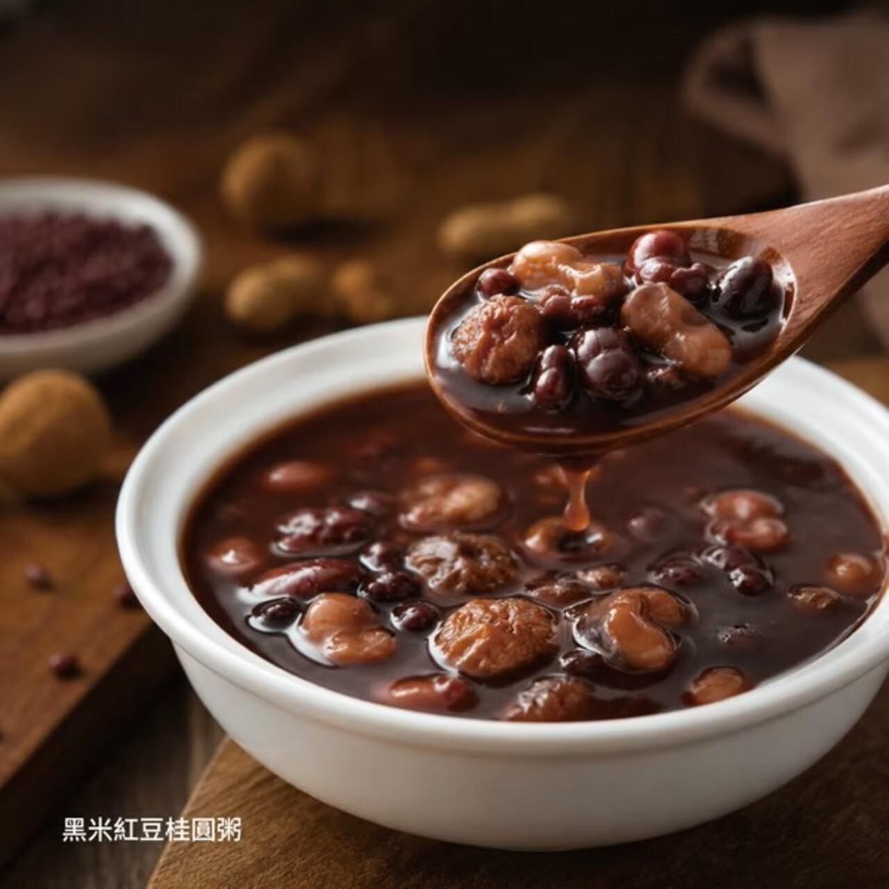 【愛麵族食堂】媽咪廚房 全素 黑米紅豆桂圓粥 300g x10袋組